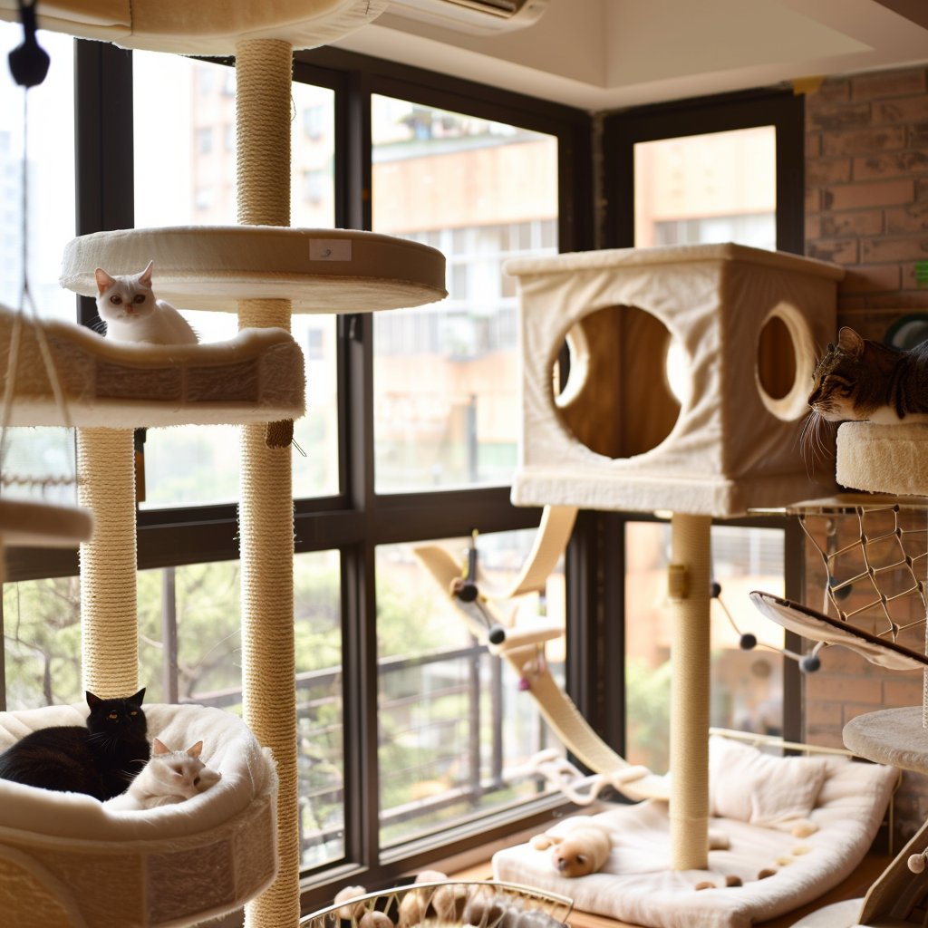 Kattenhotels zijn de nieuwe trend in stedelijke gebieden