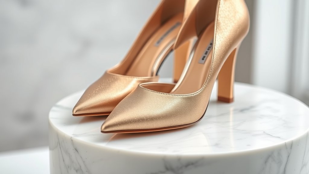Stijlvolle champagne pumps combineren voor elke gelegenheid